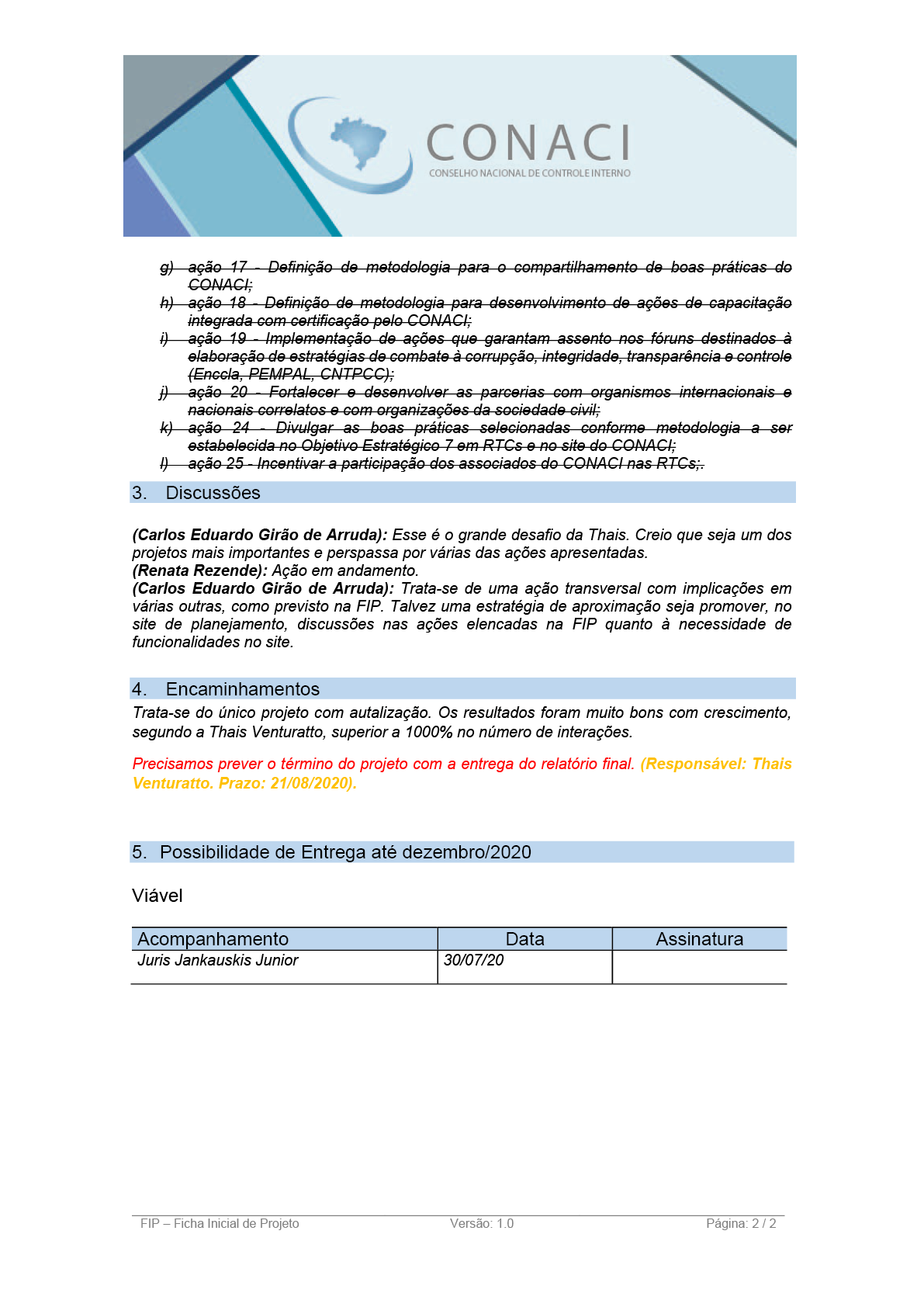 Termo de Abertura do Projeto