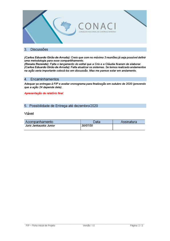 Termo de Abertura do Projeto